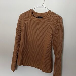Quince Women's Crewneck Sweater in Camel Brown